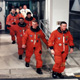 STS-81 CREW LEAVES FOR PAD 39-B