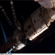 MIR SEEN FROM ATLANTIS DURING DOCKING MANEUVERS