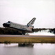ATLANTIS TOUCHING DOWN AT THE SLF RWY 33