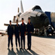 CREW IN FRONT OF ATLANTIS